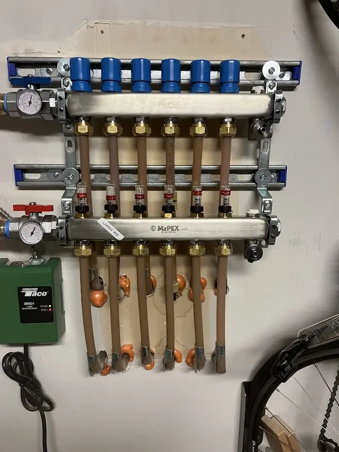 Plumber performing Leak Detection at a residential property in Bastrop